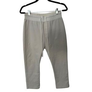 Standard James Perse Cropped Capri White Sweat Pants Women's Size 0 US Elevated